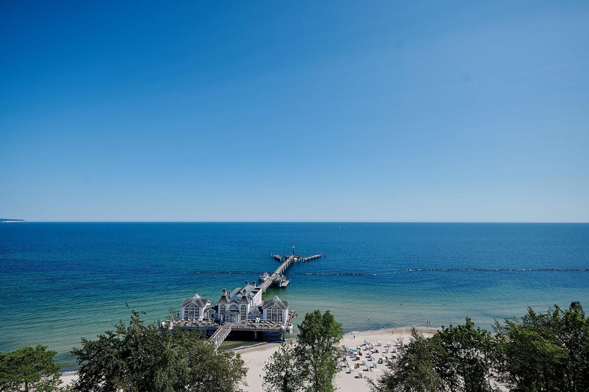 Pool Und Sauna Mit Meerblick, Direkt An Der Seebruecke - First Sellin Fewo 3 8 Kültér fotó